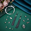 114Pcs 11 Styles Tibetan Style Alloy Cord Ends TIBE-PH0002-46-4