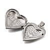 316 Stainless Steel Locket Pendants STAS-N0016-18B-P-2