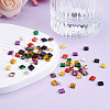 Craftdady 200Pcs 10 Colors Electroplate Glass Seed Beads SEED-CD0001-03B-12