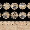 Coffee Watermelon Stone Glass Beads Strands G-A292-A04-01-6