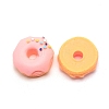 Resin Cabochons RESI-WH0025-18-1