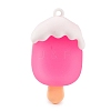 Ice Cream with Fruit PVC Plastic Pendants KY-S172-11B-2