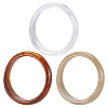 3Pcs 3 Colors Acrylic Bangles BJEW-UN0001-72C-1