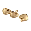 Floral Embossed Brass Locket Pendants KK-CBA7157-02G-3