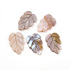 Natural Freshwater Shell Carved Pendants SHEL-N036-18-1