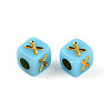 Plating Acrylic Beads OACR-N140-01F-X-2