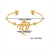304 Stainless Steel Cuff Bangles WG08202-04-1