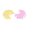 UV Plating Opaque Acrylic Beads OACR-T028-59-2