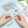 ARRICRAFT 112pcs 7 colors Electroplate Transparent Glass Charms GLAA-AR0001-45-3