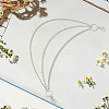 1Pc Alloy Twisted Chain 3 Layered Chain Belts for Women Men AJEW-CY0002-25P-7