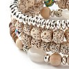 Round Bodhi Beads Stretch Bracelets Sets BJEW-JB07346-9