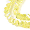 Electroplate Transparent Glass Beads Strands LS-EGLA-Q139-01A-A16-3