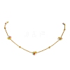 Colorful Glass Seed Beaded Flower Link Chain Bracelets & Necklaces & Anklet SJEW-JS01277-3