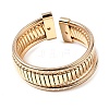 Iron Multi-strand Snake Chain Cuff Bangles for Women BJEW-P390-01A-G-2