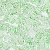 Transparent Spray Painted Glass Seed Beads SEED-L011-10A-15-3