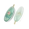 Natural Green Fluorite Pendants G-D357-02G-2