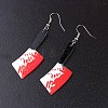 Acrylic Knife Dangle Earrings FS-WG4EDAE-01-2