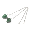 Natural Green Aventurine Dowsing Pendulums G-R492-01S-09-1