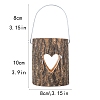 Wooden with Hollow Pattern Candle Holder CAND-PW0001-343A-1