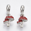 Alloy European Dangle Charms X-MPDL-T004-17P-1