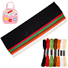 7Pcs 7 Colors Non-woven Felt Fabric DIY-CP0012-69A-6