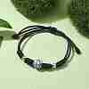 Adjustable Nylon Thread Braided Bead Bracelets BJEW-JB10079-05-4