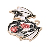 Alloy Enamel Pendants ENAM-P258-05B-G-2