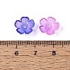 Transparent Plastic Bead Caps KY-Q005-02A-05-4