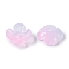 Baking Paint Glass Bead Caps GLAA-S202-04B-2