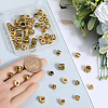 60Pcs 6 Styles Tibetan Style Alloy European Beads TIBEB-SP0001-06-3