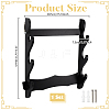 3-Tier MDF Board Wall Mounted Sword Display Rack ODIS-WH0043-256B-2