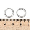 316 Surgical Stainless Steel Hoop Earrings EJEW-G416-42A-P-5