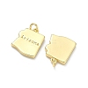 Brass Pendants KK-D229-22R-G-2