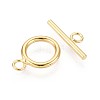 925 Sterling Silver Toggle Clasps STER-T008-51G-2