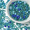 Baking Paint Glass Round Seed Beads with Glass Bead SEED-FS0001-23-1