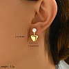 Elegant French Style Copper & Imitation Pearl Stud Earrings for Women XI4597-1-1