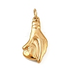 304 Stainless Steel Pendants LS-STAS-K307-09D-G-1