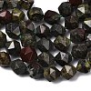 Natural Dragon Blood Beads Strands G-Z119-A17-02-5