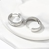 304 Stainless Steel Hoop Earrings for Women EJEW-C096-59P-4