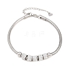 Polymer Clay Rhinestone Beaded Bracelets SA-D001-06P-3