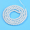 Baking Painted Pearlized Glass Pearl Bead Strands HY-N002-3mm-A12-4