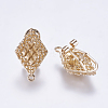Alloy Stud Earring Findings X-PALLOY-F201-11G-2