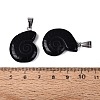 Natural Obsidian Pendants G-Q601-45A-3