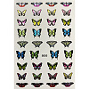 Laser Butterfly Nail Polish Foil Adhesive Decals MRMJ-T078-237E-1