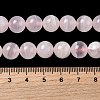 Natural Pink Calcite Beads Strands G-Z103-A01-10mm-5