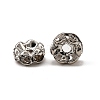 Brass Rhinestone Spacer Beads RB-A014-L5mm-01P-3