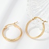 201 Stainless Steel Hoop Earrings EJEW-Q026-17G-A-5