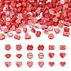 Cheriswelry Valentine's Day Theme Handmade Polymer Clay Beads FIND-CW0001-25-11