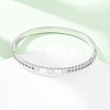 304 Stainless Steel Micro Pave Cubic Zirconia Hinged Bangles for Women BJEW-Z146-03P-1