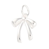 925 Sterling Silver Bowknot Charms STER-A032-03S-1